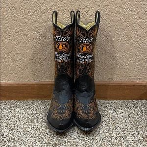 Woman’s Tito’s Handmade Vodka boots size 8 1/2